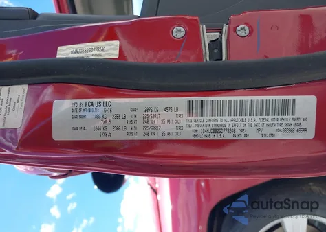 2016 Jeep Compass Sport из США, поврежденный, VIN 1C4NJDBB2GD778246